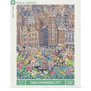 New York Puzzle Company TNYPC-NPZMT24269 Dam Charming City 1000pc Jigsaw Puzzle