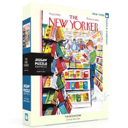 New York Puzzle Company The Bookstore 1000pc Jigsaw Puzzle