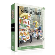 New York Puzzle Company Sidewalk Connoisseurs 1000pc Jigsaw Puzzle