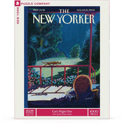 New York Puzzle Cats Night Out 1000pc Jigsaw Puzzle