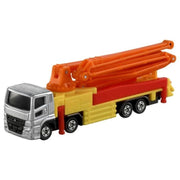 Tomica Long Type No.127 Mitsubishi Fuso Super Great Concrete Pumping Truck