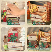 Tonecheer Time Bookstore Storage Book Nook