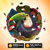 Escape Welt Toucan 500pc Wooden Jigsaw Puzzle