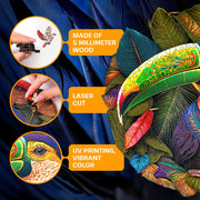 Escape Welt Toucan 500pc Wooden Jigsaw Puzzle