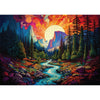Trippy Puzzle Co Chromatic Cliffs 1000pc Jigsaw Puzzle
