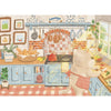 The Puzzle Collab Cat in The Kitchen 99 Piece Micro Puzzle