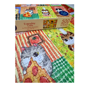 The Puzzle Collab Everyday Cats 500 Piece Jigsaw Puzzle