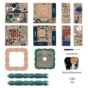 Tonecheer Magical Castle Music Box