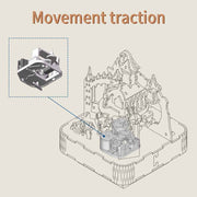 Tonecheer Magical Castle Music Box