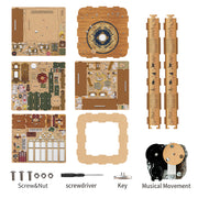 Tonecheer Cat's Family Music Box