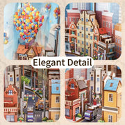 Tonecheer Travel With The Wind Book Nook