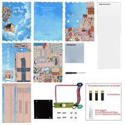 Tonecheer Travel With The Wind Book Nook