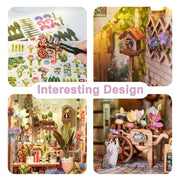 Tonecheer Flower Shop Book Nook
