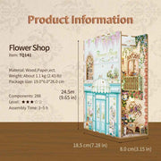 Tonecheer Flower Shop Book Nook