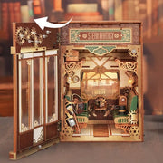 Tonecheer Infinity Train Cabin Steam Fantasy Book Nook