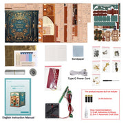 Tonecheer Infinity Train Cabin European Travels Book Nook