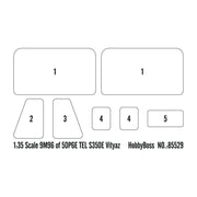 Trumpeter 01087 1/35 72V6 of 96k6 Pantsir-S1 SPAAGM BAZ-6909