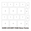 Trumpeter 01090 KZKT-74282 Heavy Tractor