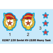 Trumpeter 01567 1/35 Russian KV-1/85S Heavy Tank