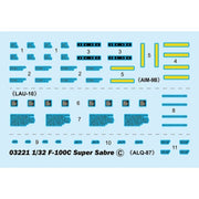Trumpeter 03221 1/32 F-100C Super Sabre