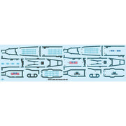 Trumpeter 03723 1/200 USS Fletcher DD-4445 Plastic Model Kit