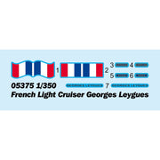 Trumpeter 05375 1/350 French Light Cruiser Georges Leygues