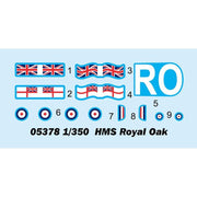 Trumpeter 1/350 HMS Royal Oak Plastic Model Kit