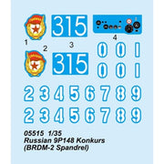 Trumpeter 05515 1/35 Russian 9P148 Konkurs (BRDM-2 Spandrel)