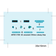 Trumpeter 05755 1/700 SS Jeremiah O'Brien Liberty Ship