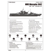 Trumpeter 05795 1/700 HMS Warspite 1942