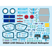 Trumpeter 05820 1/48 CAIC Z-10 Fierce Thunderbolt Helicopter