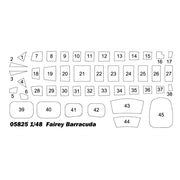 Trumpeter 05825 1/48 Royal Navy Fairey Barracuda Mk 11 Torpedo Bomber