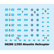Trumpeter 1/350 Alouette Helicopter