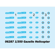 Trumpeter 1/350 Gazelle Helicopter