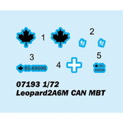 Trumpeter 07193 1/72 Leopard2A6M CAN MBT