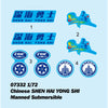 Trumpeter 07332 1/72 4500-meter Manned SubmersibleSHEN HAI YONG SHI