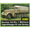 Trumpeter 07407 1/72 Sd.Kfz. 7 mittlerer Zugkraftwagen 8t Late Version