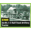 Trumpeter 07409 1/72 German Sd.Kfz. 7/3 Feuerleitpanzerfahrzeug auf Zugkraftwagen 8t Startkontrollwagen