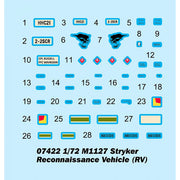 Trumpeter 07422 1/72 M1127 Stryker Reconnaissance Vehicle (RV)