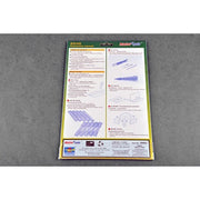 Trumpeter 08003 1.0mm HIPS plastic sheet (210mmx300mm x2pcs.) Modelling Tool