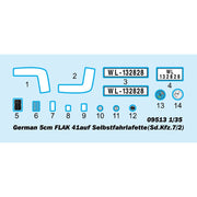Trumpeter 09513 1/35 German 5cm FLAK 41 Auf Selbstfahrlafette Sd Kfz 7/2