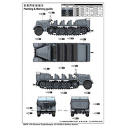 Trumpeter 09575 1/35 Schwerer Zugkraftwagen 18 t Sd.Kfz.9 Artillery Version