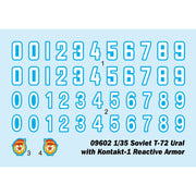 Trumpeter 09602 1/35 Soviet T-72 Ural with Kontakt-1 Reactive Armor