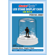 Trumpeter 09861 Round top Display case LED stand 84 x 115mm