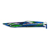 Traxxas Spartan SR Brushless 6S RC Boat Green 103076-4