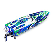Traxxas Spartan SR Brushless 6S RC Boat Green 103076-4