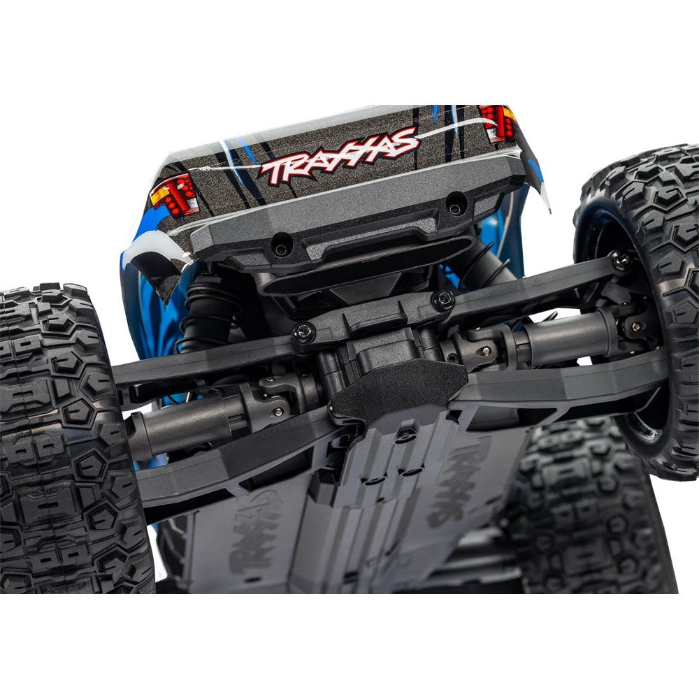 Traxxas Mini Maxx 2S Brushless Electric RC Monster Truck (Blue) 107154 ...