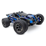 Traxxas Rustler 4WD Ultimate 1/10 Brushless Stadium Truck with TQi Blue 67097-4