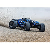 Traxxas Rustler 4WD Ultimate 1/10 Brushless Stadium Truck with TQi Blue 67097-4