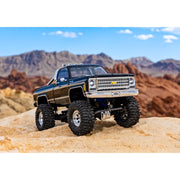 Traxxas 1/18 TRX-4M 1979 Chevrolet K10 High Trail Edition 4WD RC Trail Crawler Black 97064-1BLK